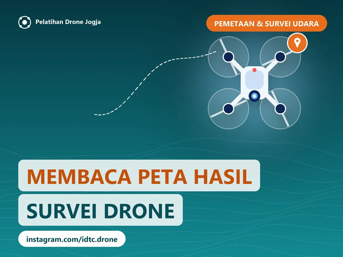 Cover pelatihan Membaca Peta Hasil Survei Drone