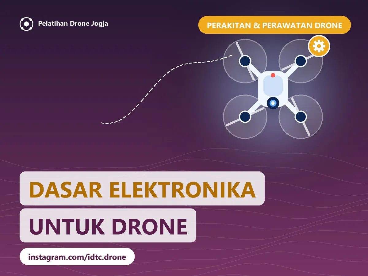 Cover pelatihan Dasar Elektronika untuk Drone