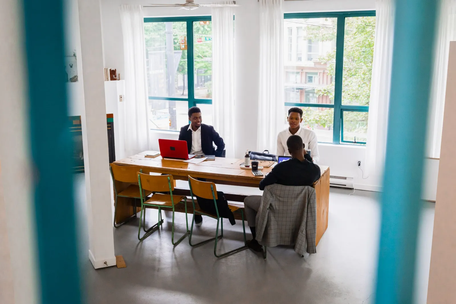 Pertemuan bisnis di ruang kantor