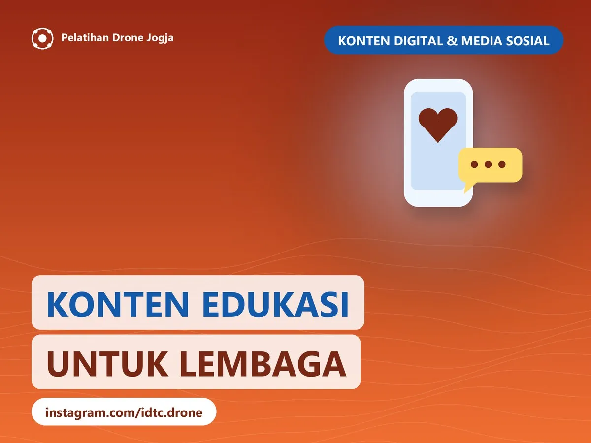 Cover pelatihan Konten Edukasi untuk Lembaga