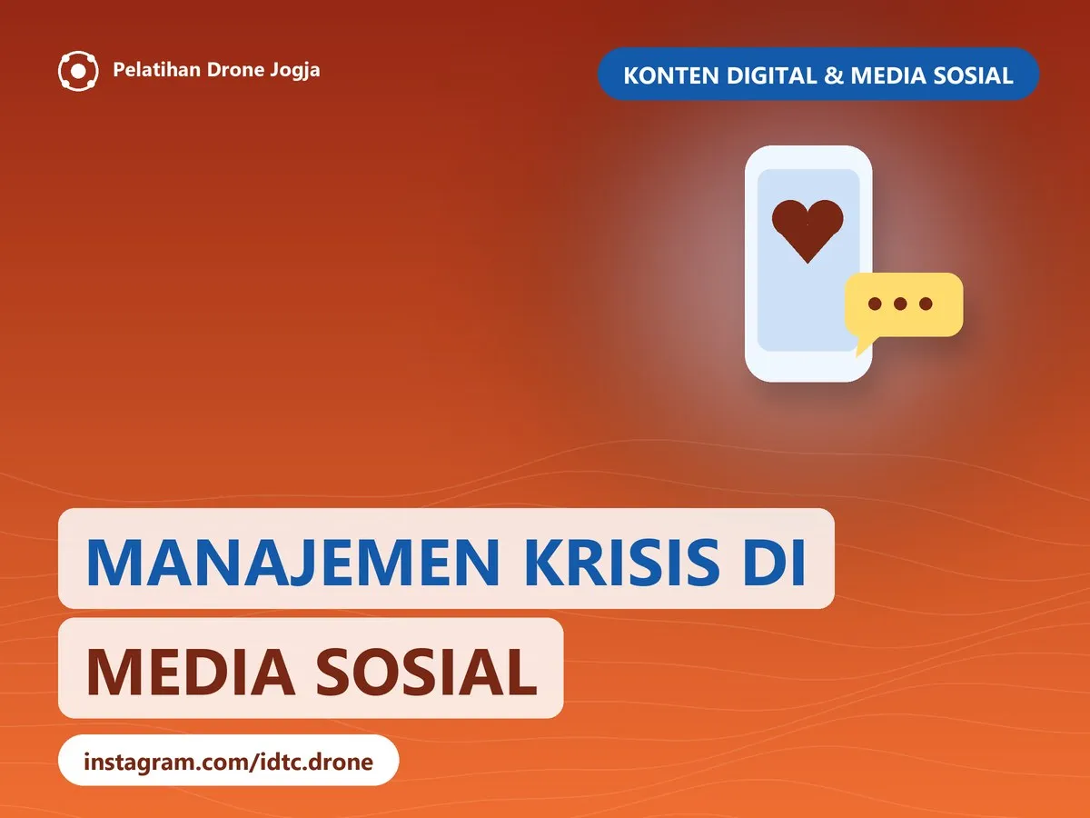 Cover pelatihan Manajemen Krisis di Media Sosial