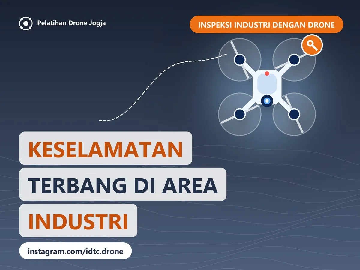 Cover pelatihan Keselamatan Terbang di Area Industri