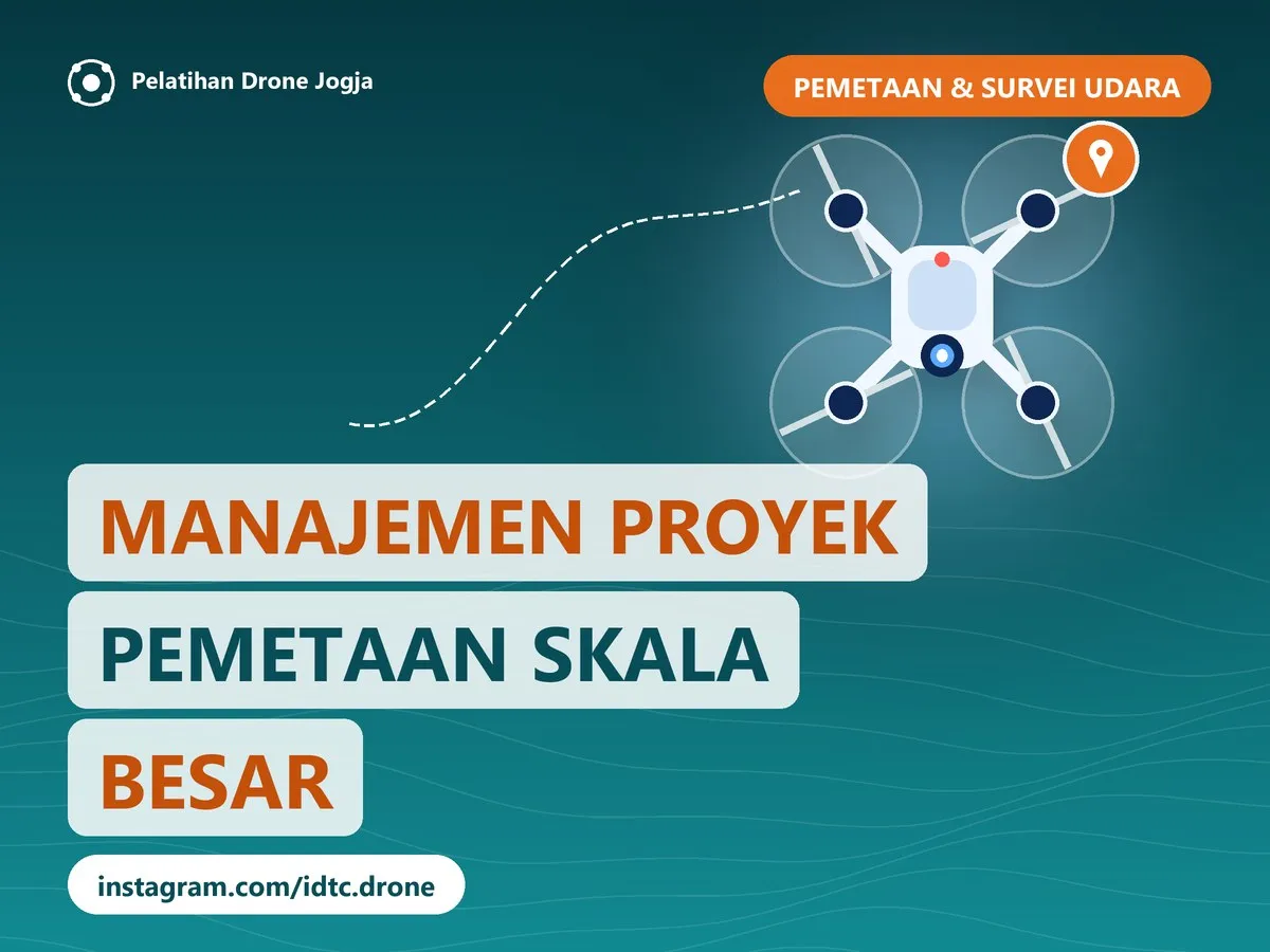 Cover pelatihan Manajemen Proyek Pemetaan Skala Besar