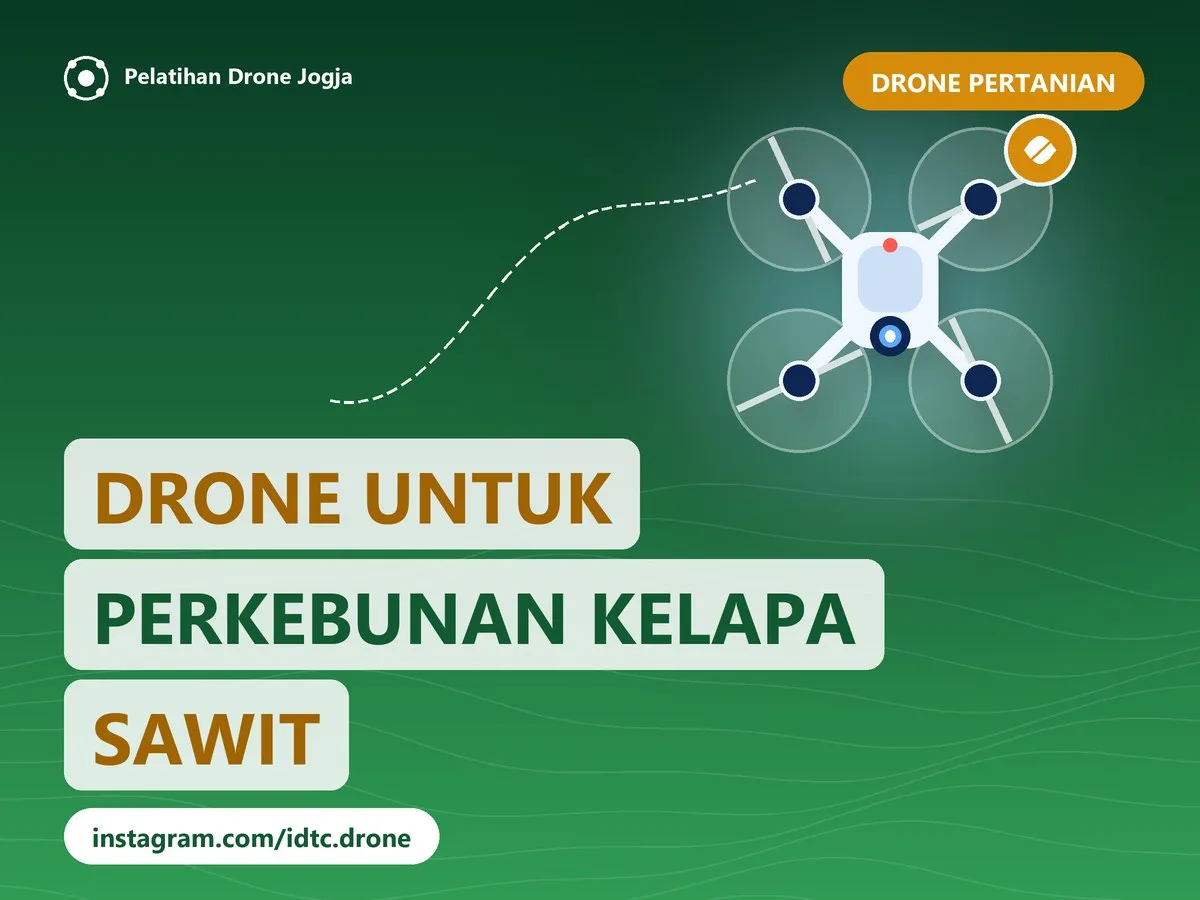 Cover pelatihan Drone untuk Perkebunan Kelapa Sawit