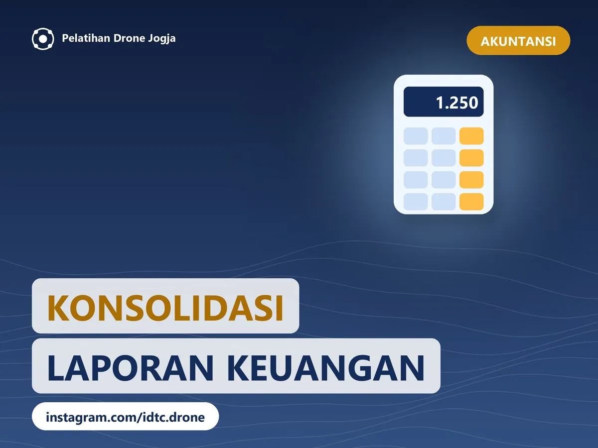 Cover pelatihan Konsolidasi Laporan Keuangan