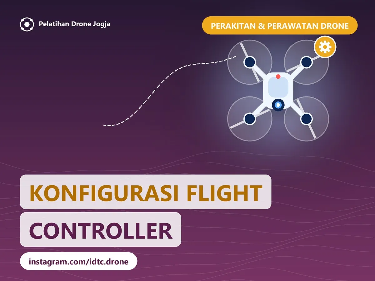 Cover pelatihan Konfigurasi Flight Controller