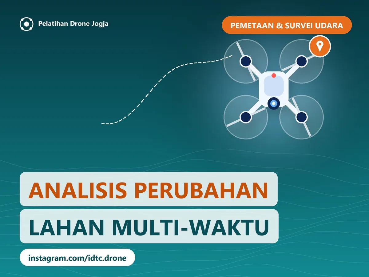 Cover pelatihan Analisis Perubahan Lahan Multi-Waktu