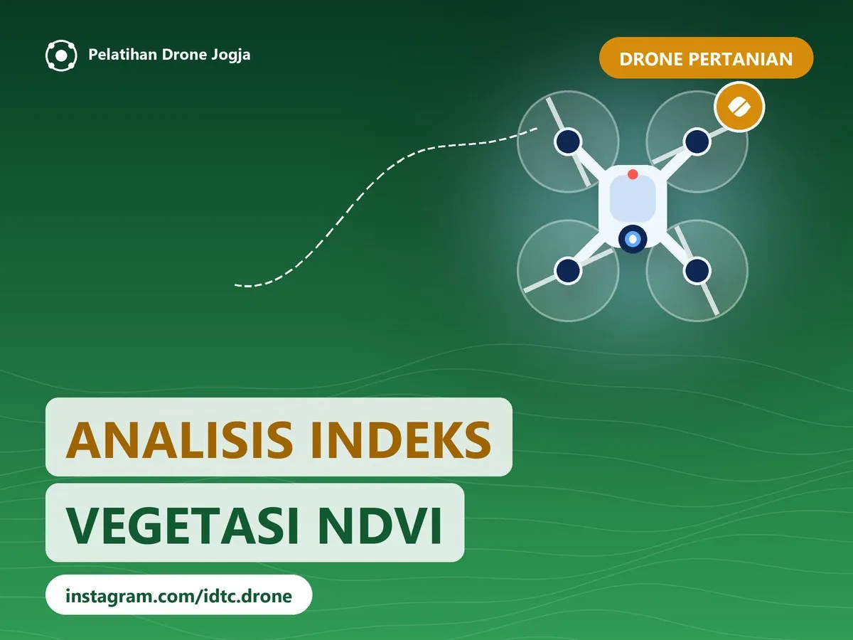 Cover pelatihan Analisis Indeks Vegetasi NDVI
