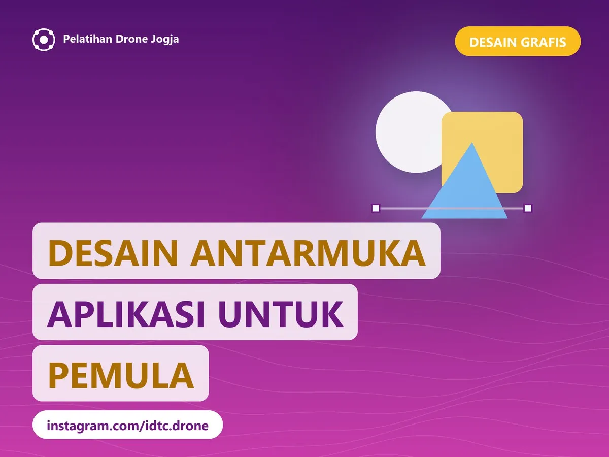 Cover pelatihan Desain Antarmuka Aplikasi untuk Pemula