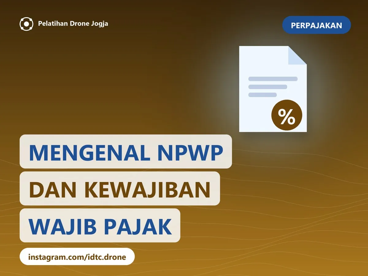 Cover pelatihan Mengenal NPWP dan Kewajiban Wajib Pajak